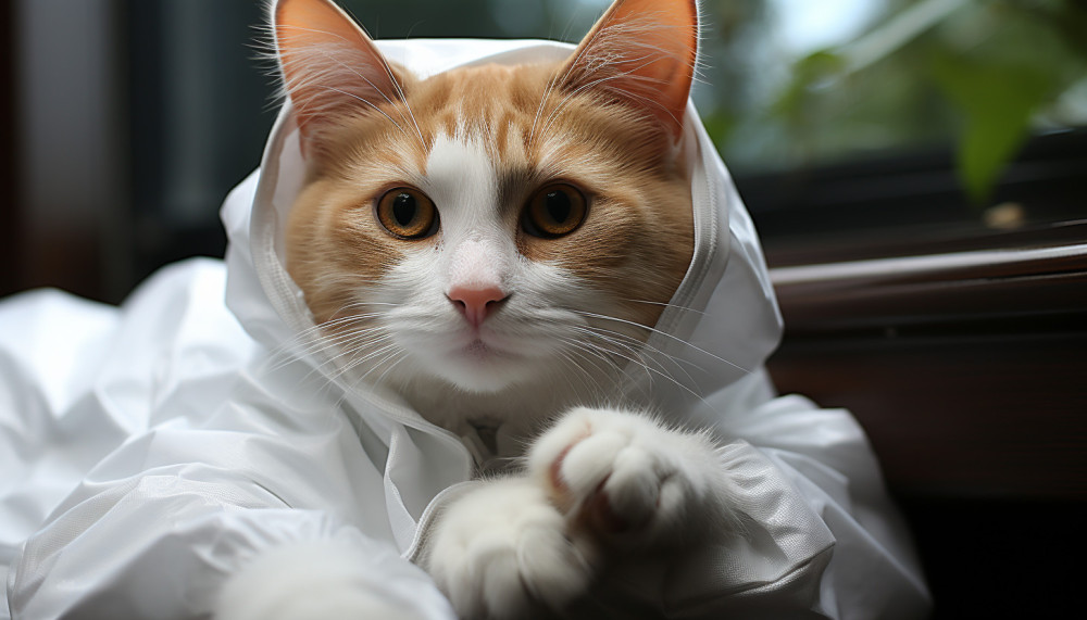 Quel comportement adopter pour retirer un pansement sur son chat ?